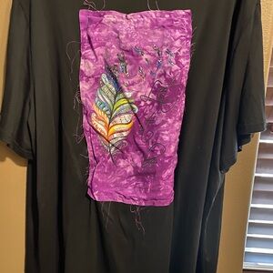 Hand designed women’s short sleeve blouse size 26